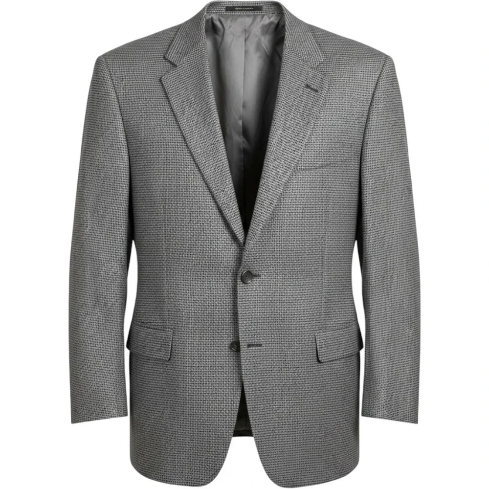 Chaps Ralph Lauren Wool Silk Blend Sport Coat Mens 44R Blazer Suit Jacket
